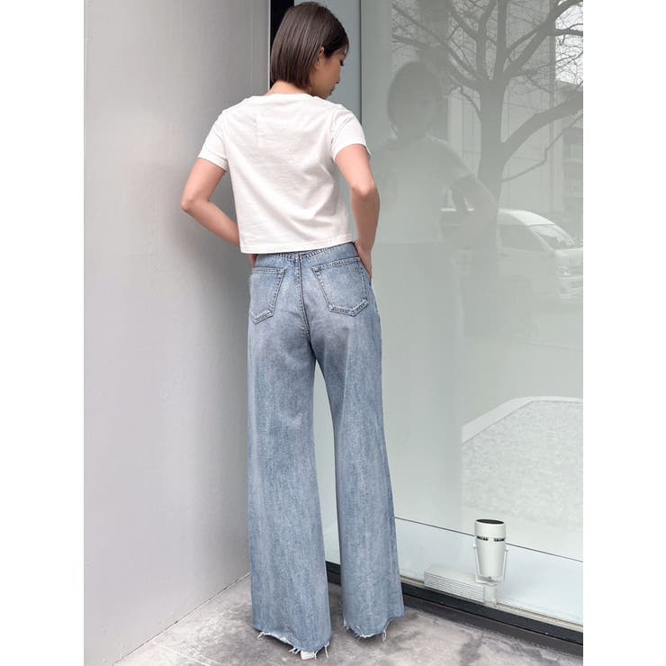 デニムワイドパンツ 楽天市場】デニムパンツ レディース デニムワイドパンツ ワイド