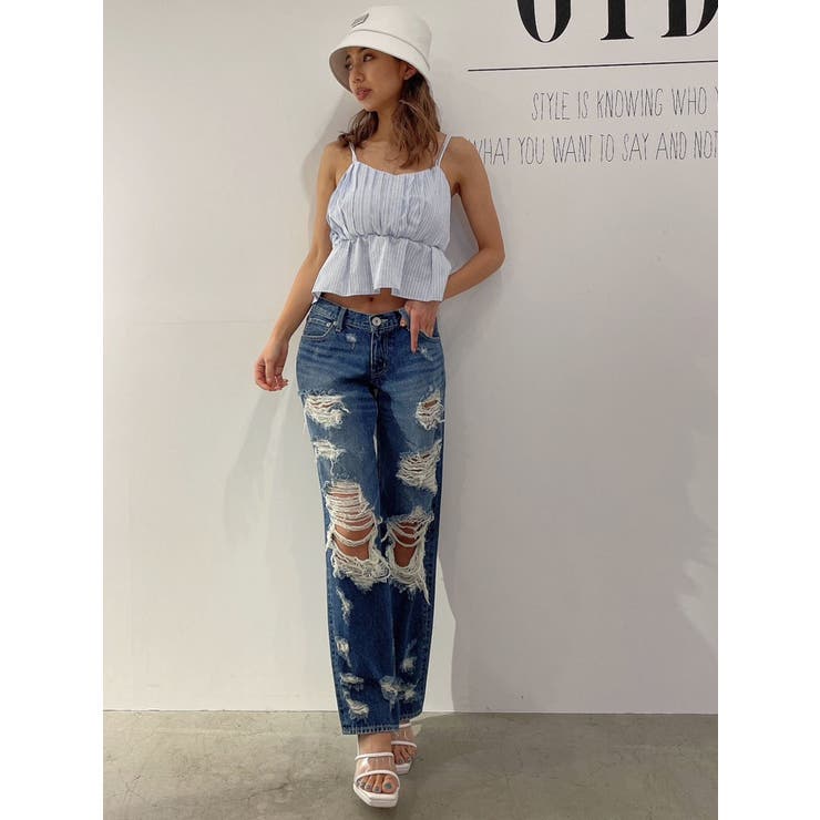 GYDA♡L/W Superダメージ ストレートデニムパンツ GY2345EW14306_12_l.jpg