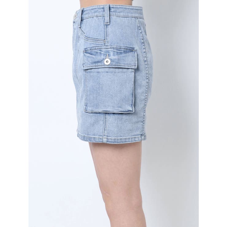 GYDA ショートパンツ インディゴMサイズ GYDA J/Wダメージデニム
