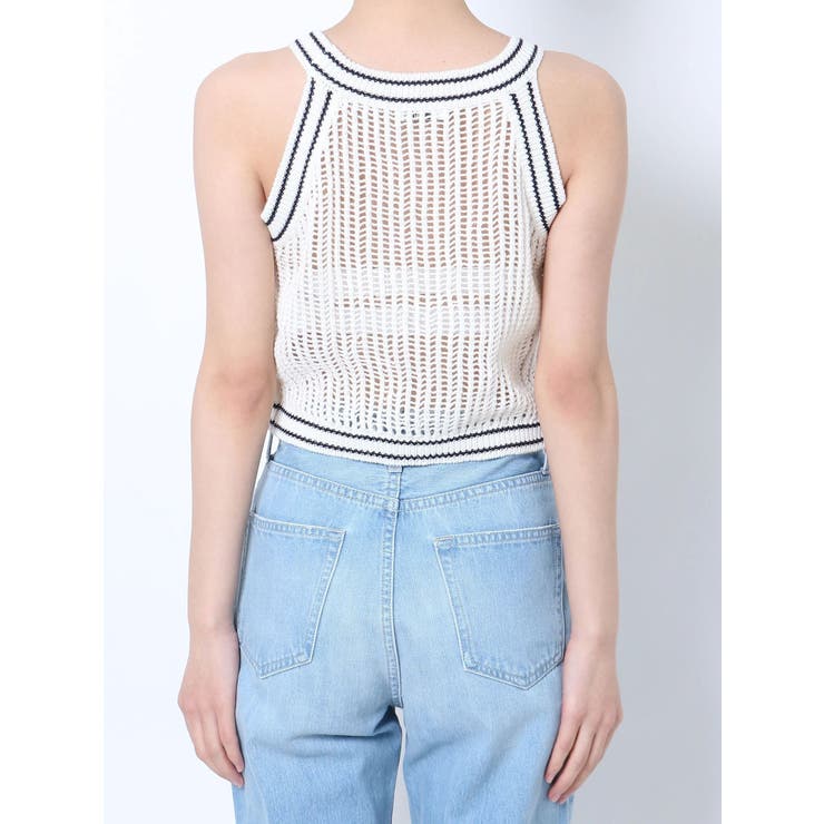 GGラインアメスリメッシュニット TOPS[品番：MKSW0050858]｜GYDA