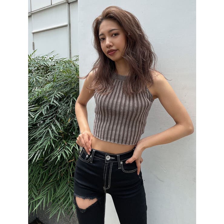 ブリーチアメスリニット TOPS[品番：MKSW0052528]｜GYDA