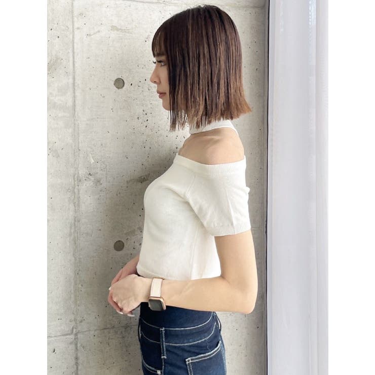 2way チョーカー ニット TOPS[品番：MKSW0050861]｜GYDA