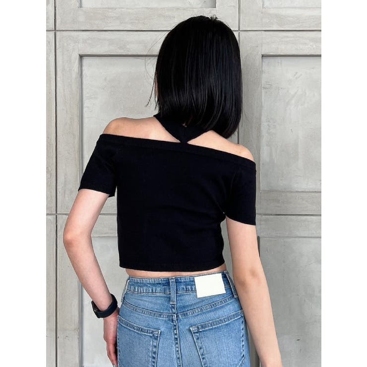 2way チョーカー ニット TOPS[品番：MKSW0050861]｜GYDA