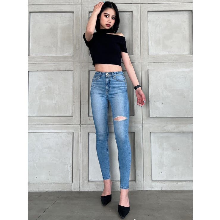2way チョーカー ニット TOPS[品番：MKSW0050861]｜GYDA