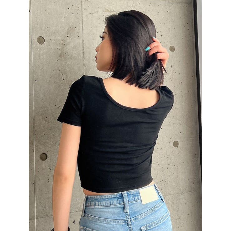 2色 セットアップ 2点 短丈 Tシャツ レースアップ キャミソール 458f5b058fffedc840e6d3e15e70a0