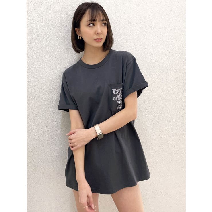 ICONIC BUNNYポケットBIG  Tシャツ[品番：MKSW0050208]｜GYDA（ジェイダ）のレディースファッション通販｜SHOPLIST（ショップリスト）