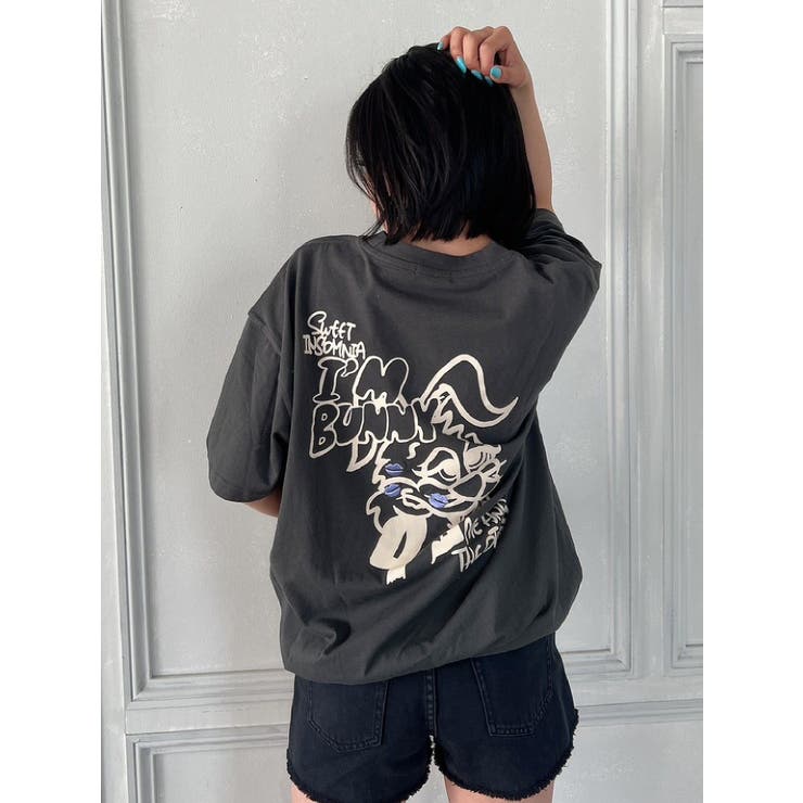 SHOPLIST限定】KISS BUNNY BIG Tシャツ[品番：MKSW0051565]｜GYDA