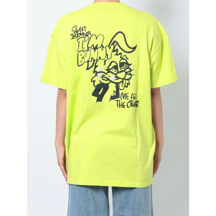 Katieケイティbunny kissパフスリーブTシャツ ◇カレッジロゴパフスリーブTシャツ（Tシャツ） | PINK-latte