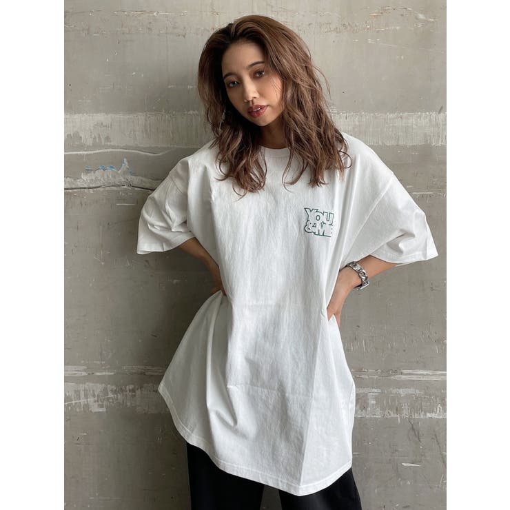 みちょぱコラボ】BORROWED BIG Tシャツ[品番：MKSW0051686