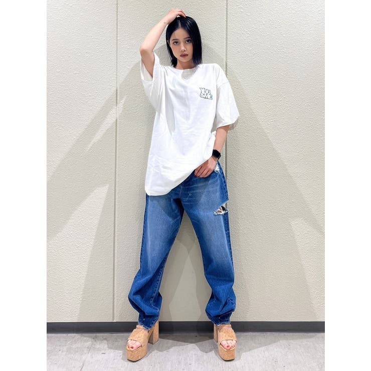 【みちょぱコラボ】BORROWED BIG Tシャツ | GYDA | 詳細画像9