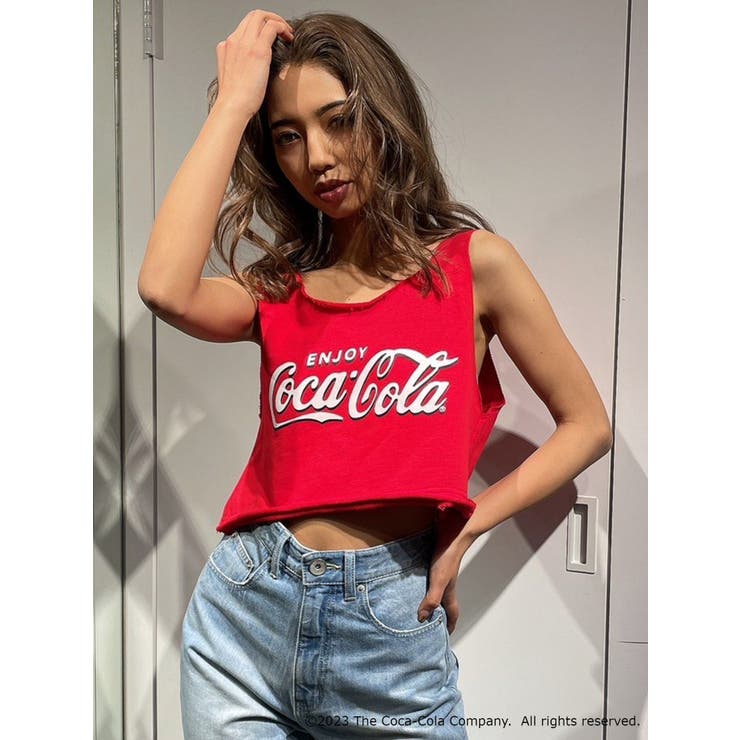 WEB限定】Coca-Cola LOOSE ショートタンクトップ[品番