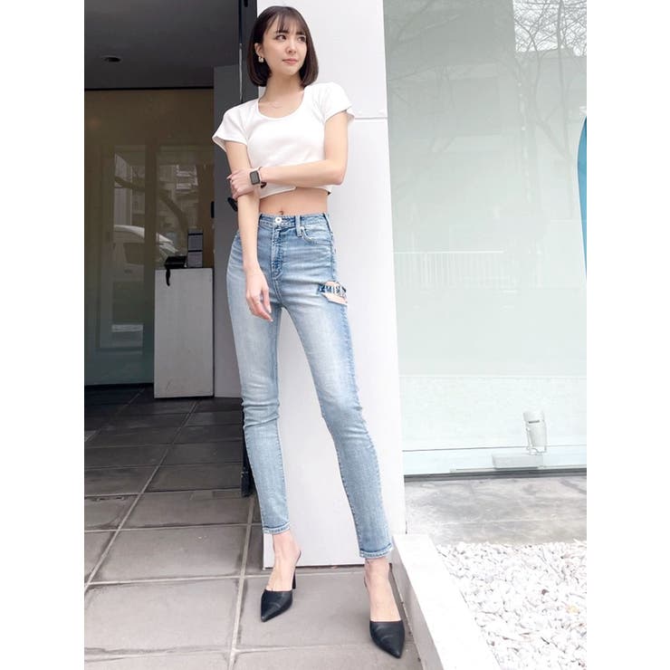 レオパードバックリボンTOPS[品番：MKSW0050213]｜GYDA（ジェイダ