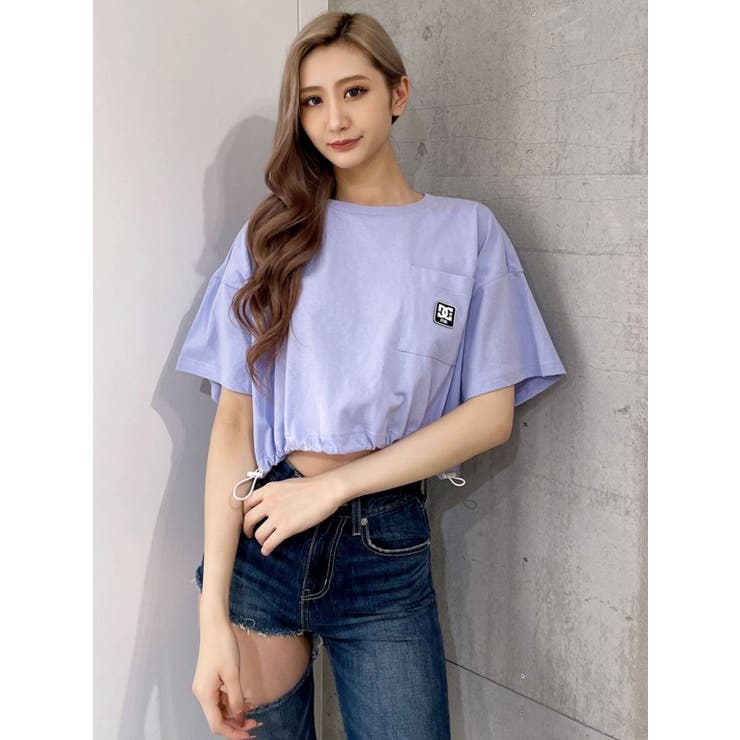 GYDA×DC HEMドロストSHORT Tシャツ[品番：MKSW0050803]｜GYDA