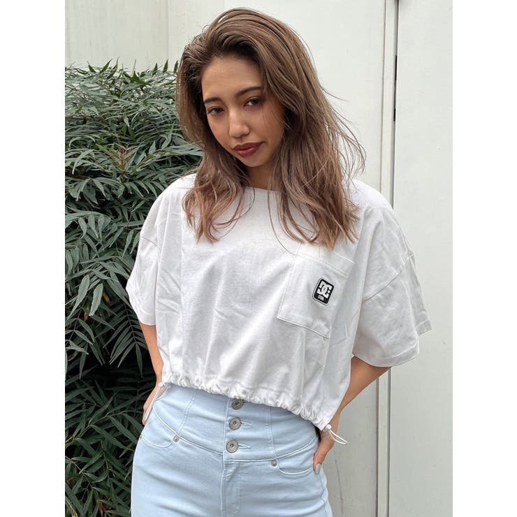 GYDA×DC HEMドロストSHORT Tシャツ[品番：MKSW0050803]｜GYDA