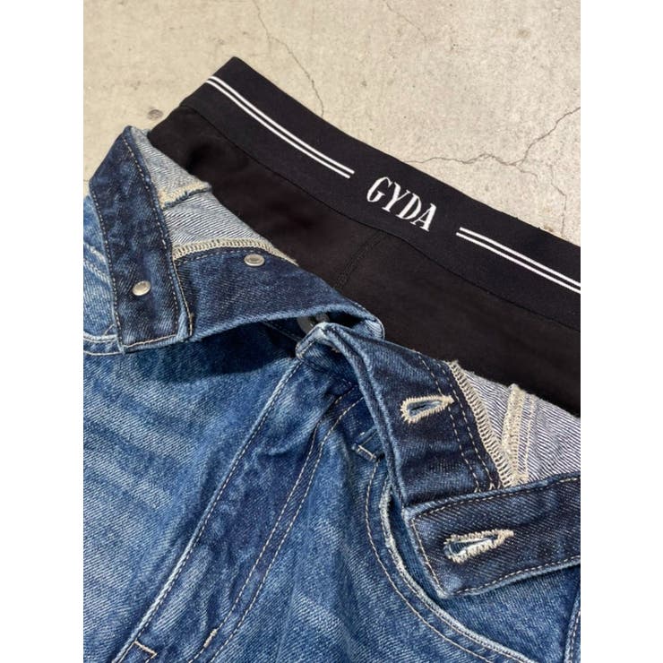 ウエストGYDAラインバンテージパンツ 新品 GYDA ウエストGYDAラインバンテージパンツ（ブラック