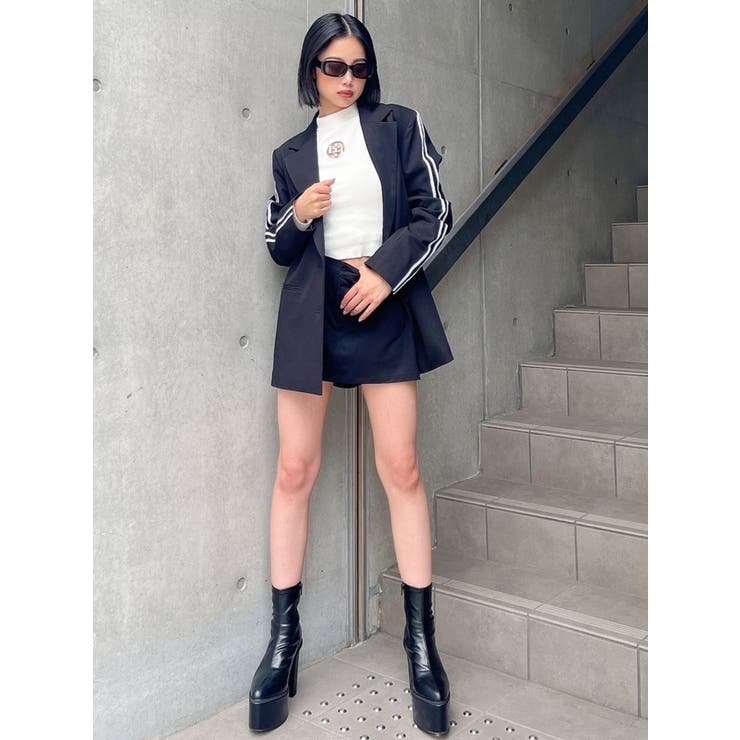 SETUP着用可】サイドラインスリーブジャケット[品番