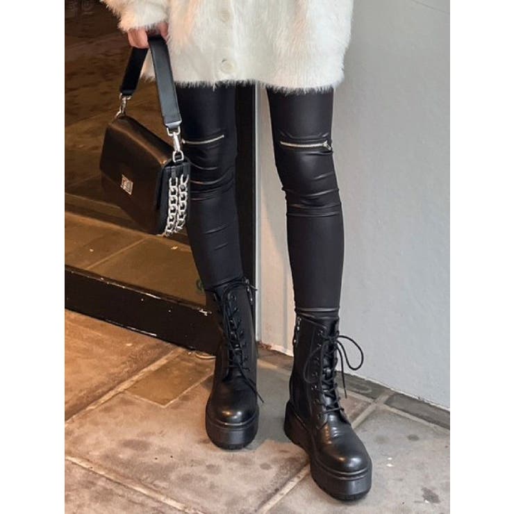 H/W KNEE ZIPレギンス[品番：MKSW0051784]｜GYDA（ジェイダ）の