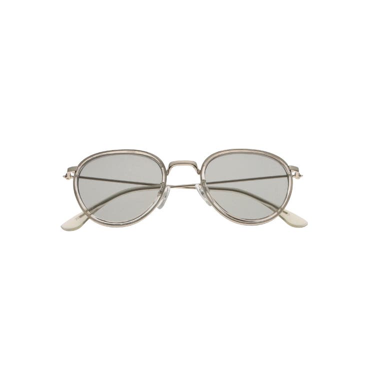 クリアフレーム ラウンドサングラス FLEX サングラス classic round clear frame sunglasses