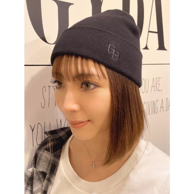 GG embroidery KNIT CAP[品番：MKSW0051794]｜GYDA（ジェイダ）の