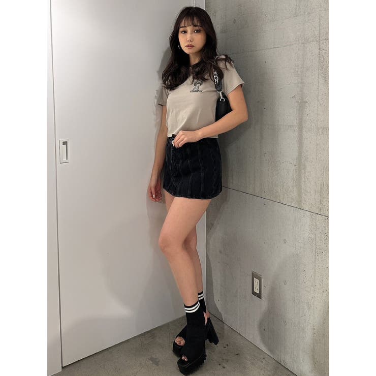デニム スカート パンツ ショートパンツ ショーパン スカパン