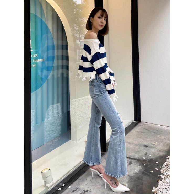 S-LL】大人上品な ラメフェザー ボートネックニット（ニット