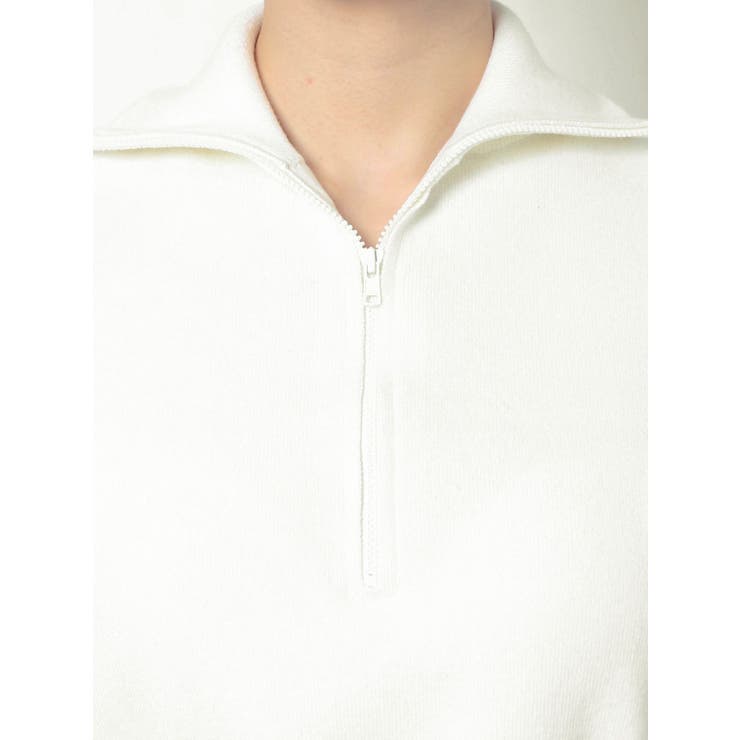 ハーフZIPノースリニットTOPS | GYDA | 詳細画像20 