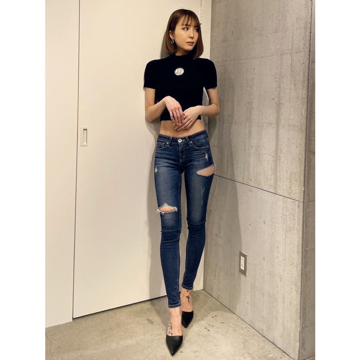 GG MOLDハーフスリーブニットTOPS[品番：MKSW0051808]｜GYDA