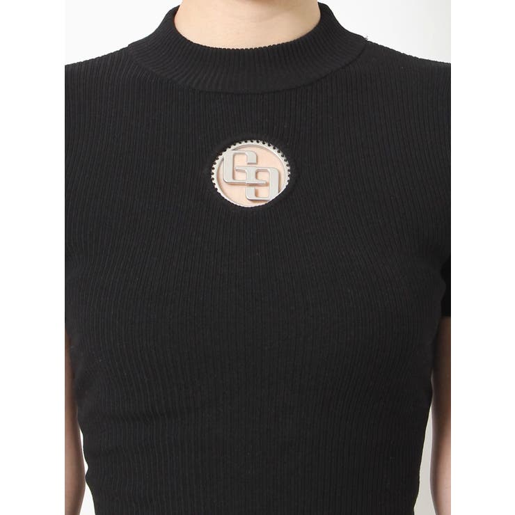 GG MOLDハーフスリーブニットTOPS[品番：MKSW0051808]｜GYDA
