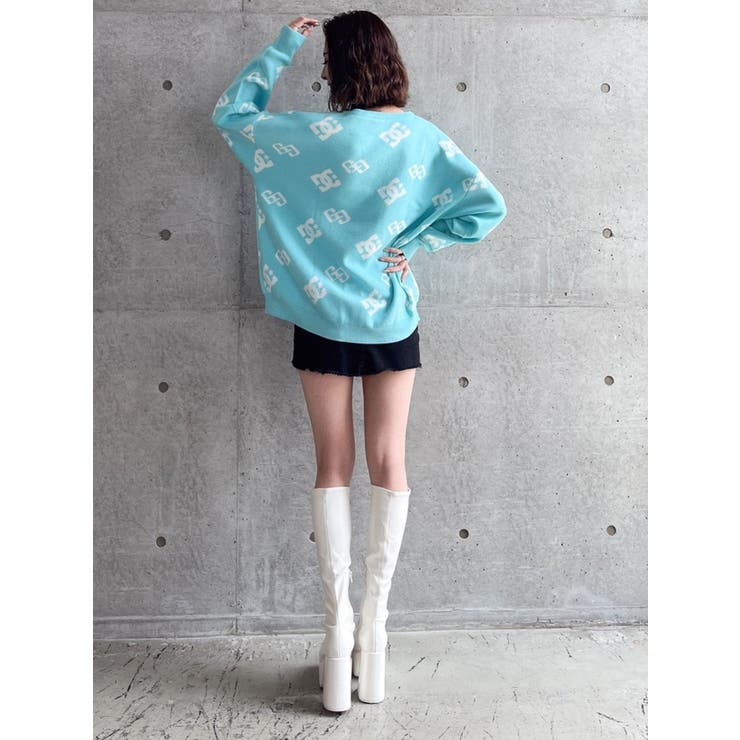 GYDA×DC JQ CREWニットTOPS GYDA×DC JQ CREWニットTOPS[品番：MKSW0051810]｜GYDA（ジェイダ