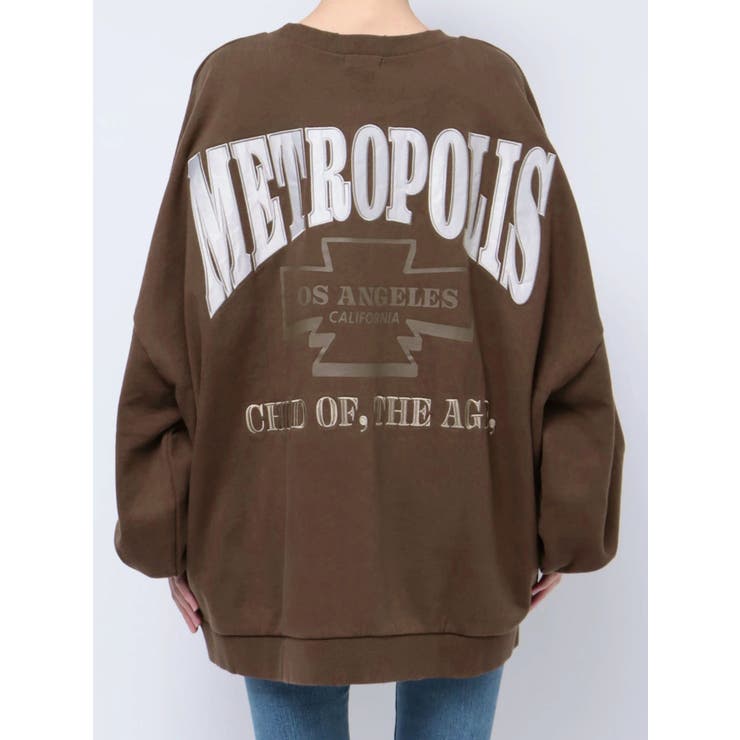 GYDA - GYDA METROPOLISグラインダードルマンスウェットTOPS ジェイダ GYDA METROPOLISグラインダードルマンスウェットTOPS