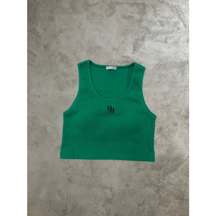 GG embroidery テレコタンクトップ[品番：MKSW0054255]｜GYDA