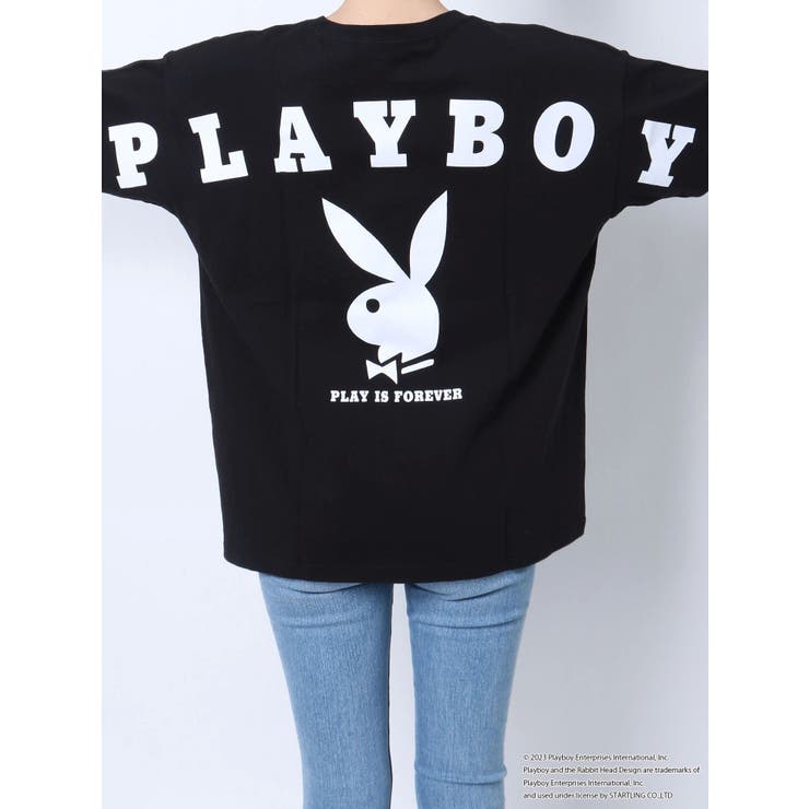 60s ビンテージPLAYBOY✖️Jockey 半袖スウェット フェードスミ黒 PLAYBOY×GYDA BIG Tシャツ[品番：MKSW0051402]｜GYDA（ジェイダ