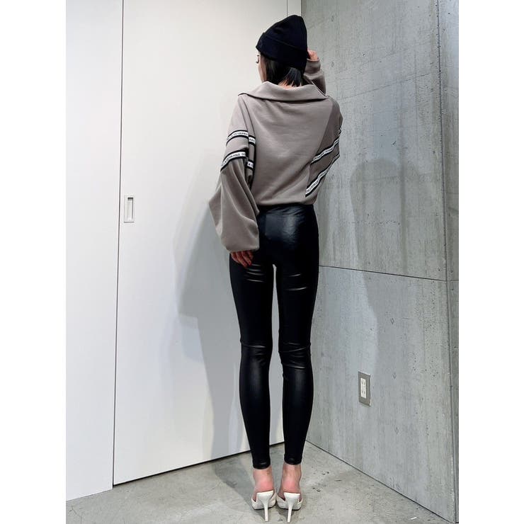 2LINE LOGOテープハーフZIP TOPS | GYDA | 詳細画像34 