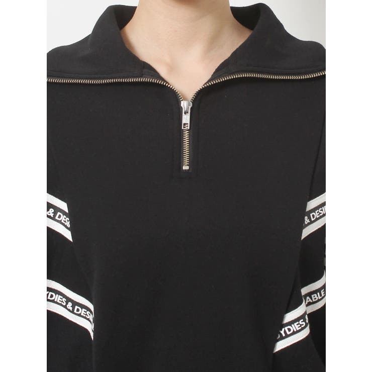 2LINE LOGOテープハーフZIP TOPS | GYDA | 詳細画像43 