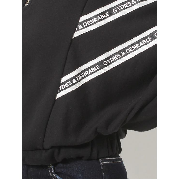 2LINE LOGOテープハーフZIP TOPS | GYDA | 詳細画像45 