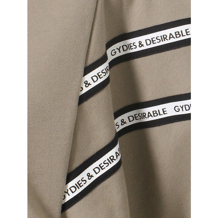 2LINE LOGOテープハーフZIP TOPS | GYDA | 詳細画像48 
