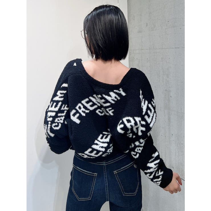 ジェイダ GYDA FRENEMY KNIT TOPS （オフホワイト） -靴