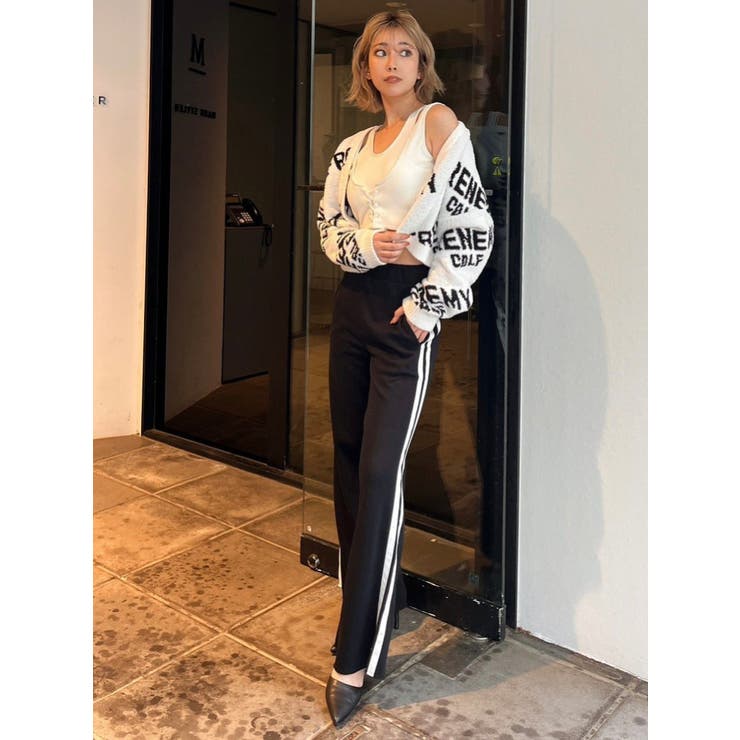 Rene パフスリーブブラウス 38 白 ポリエステル 長袖シャツ