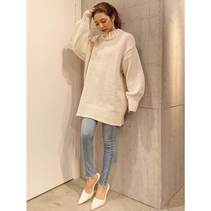 モールヤーンLOOSEニットワンピース[品番：MKSW0052753]｜GYDA