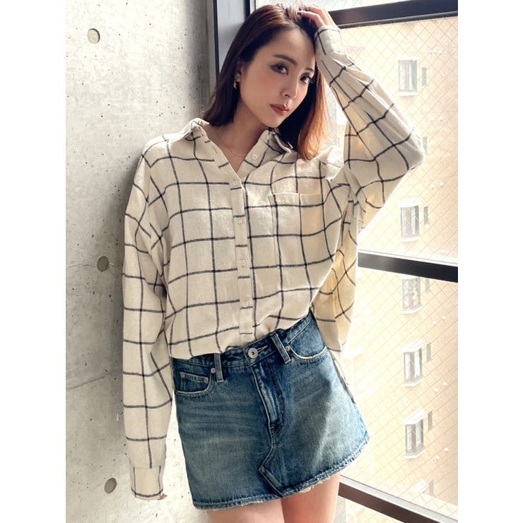 WINDOWPANE CHECK SHIRT[品番：MKSW0052810]｜GYDA（ジェイダ）の