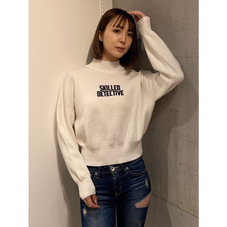 SKILLED DETECTIVE KNIT  TOPS[品番：MKSW0053155]｜GYDA（ジェイダ）のレディースファッション通販｜SHOPLIST（ショップリスト）