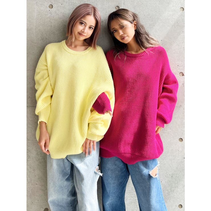 アイボリー】BASIC SOFT KNIT TOPS[品番：MKSW0053165]｜GYDA