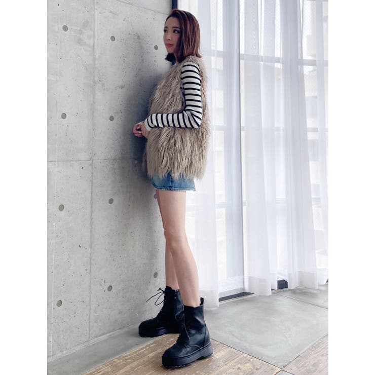 VネックリブニットTOPS[品番：MKSW0052584]｜GYDA（ジェイダ）の