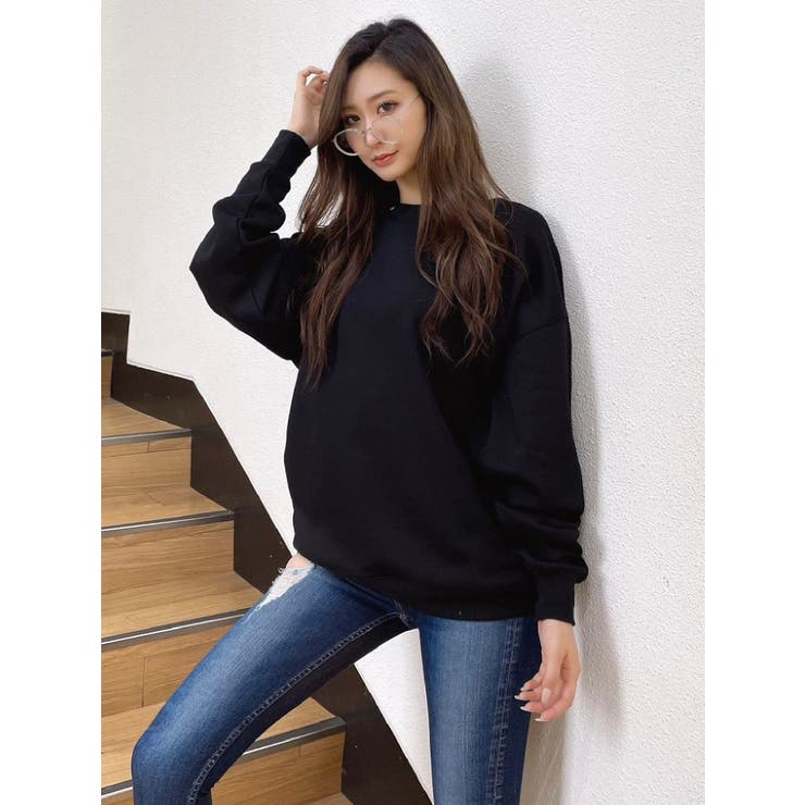 RAISED BACKスウェットBIGプルオーバー[品番：MKSW0053174