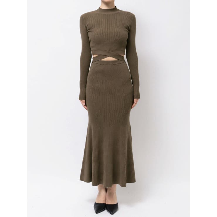 ウエストクロス OPEN ニットワンピース[品番：MKSW0054271]｜GYDA