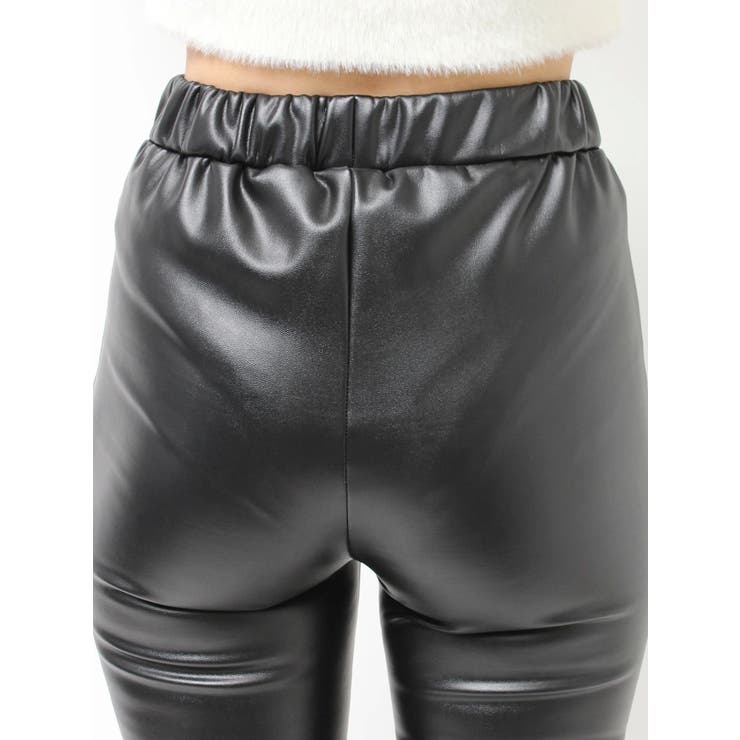フレア RAISED BACK フェイクレザーレギンス[品番:MKSW0054272 フレア RAISED BACK フェイクレザーレギンス[品番:MKSW0054272
