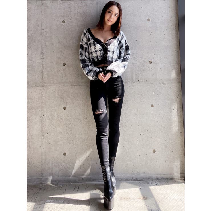 2WAY シャギーCHECK PATTERN[品番：MKSW0054293]｜GYDA