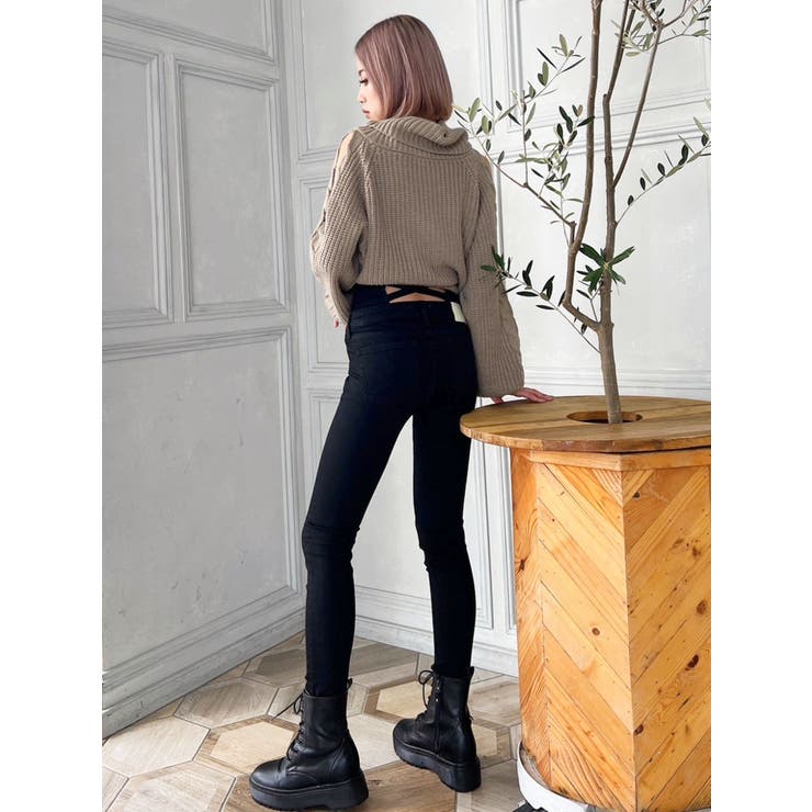 オフタートル オフショル ニット トップス | GYDA | 詳細画像12 