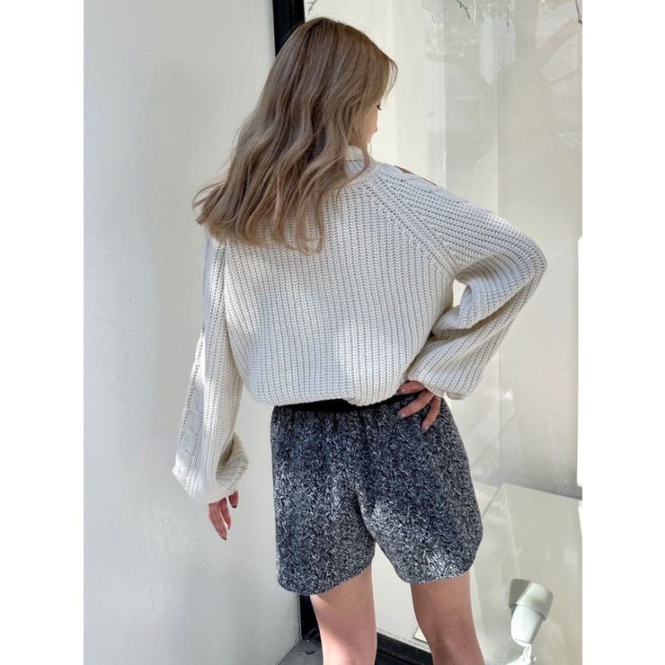 オフタートル オフショル ニット トップス | GYDA | 詳細画像36 