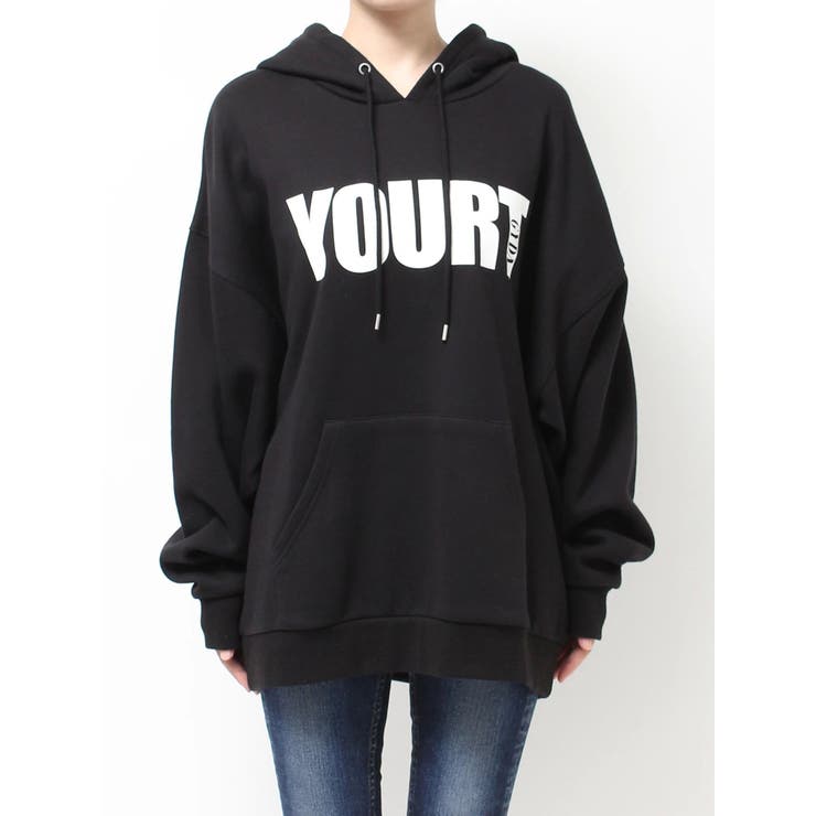 YOURT BRUSHED LINING BIG パーカー[品番：MKSW0054296]｜GYDA